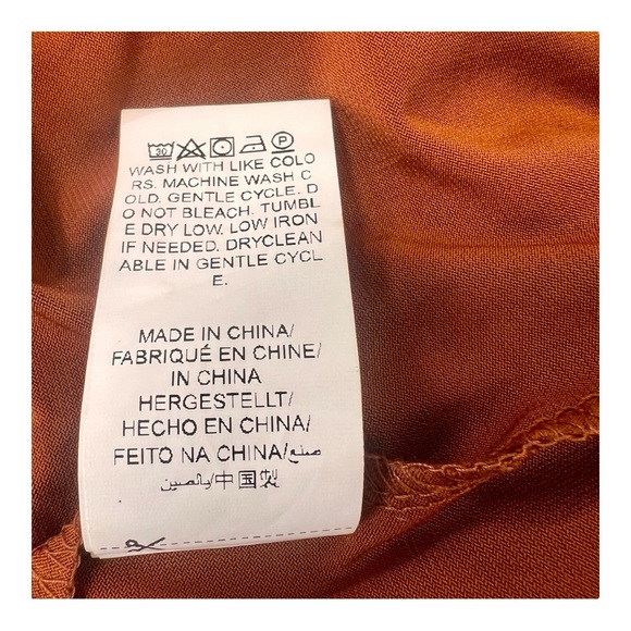 SHEIN Plus Sized Solid Rust Bodycon Midi Tank Dress Square Neckline Size 1XL - Picture 9 of 10